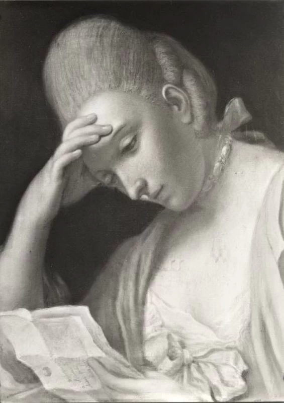 Ritratto di signora con lettera